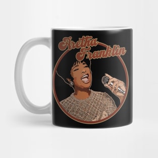 Aretha's Legendary Voice Soul Music Icon Tee Mug